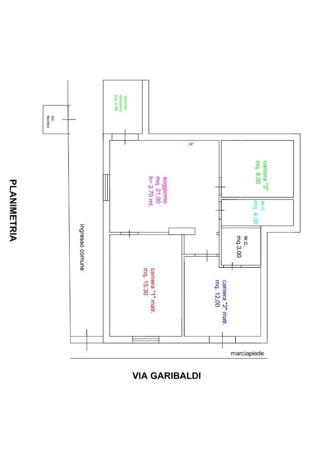 Mg Casa Vacanze Фавиньяна Экстерьер фото